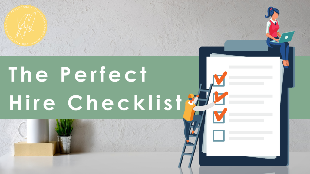 The Perfect Hire Checklist