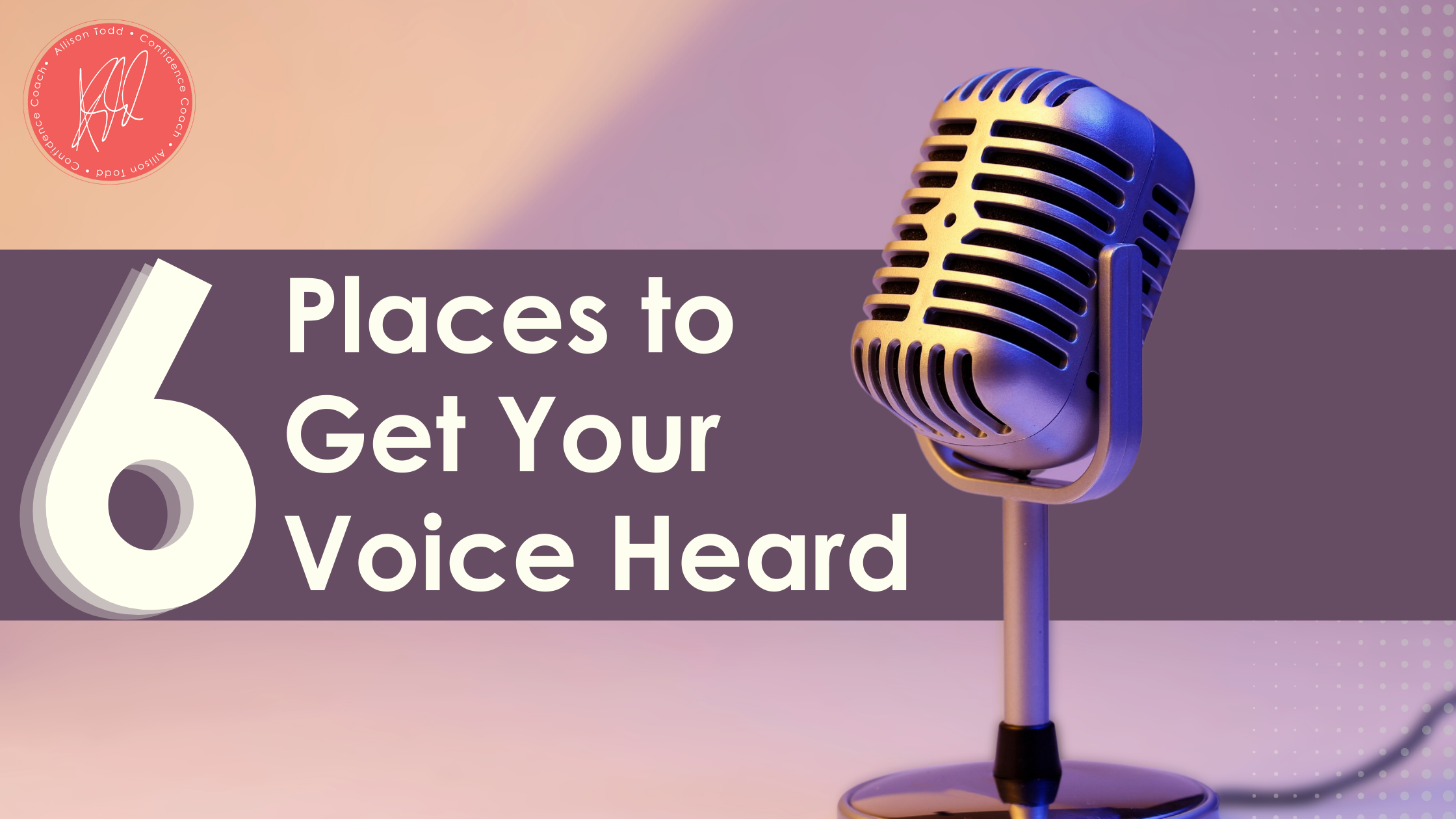 6 Places to Get Your Voice Heard